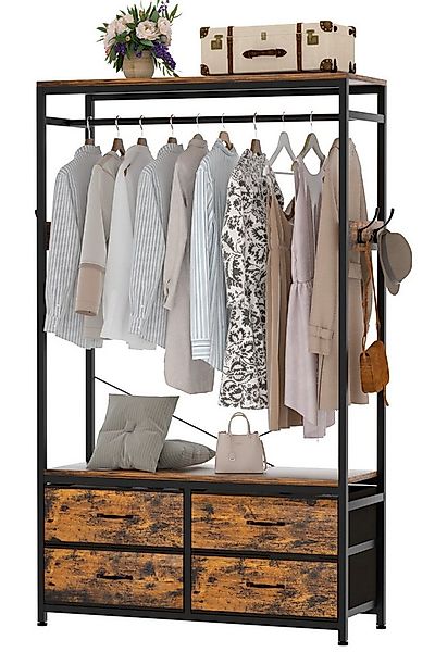 Yorbay Kleiderständer Garderobenständer Kleiderständer 100 x 40 x 180 cm, ( günstig online kaufen