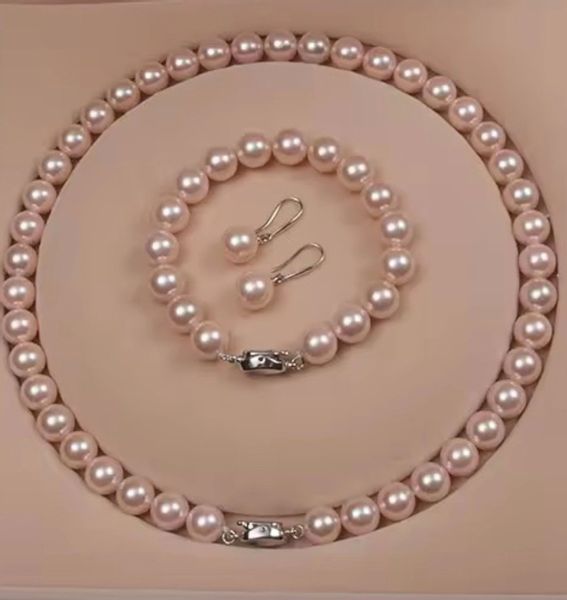 ROUGEMONT Perlenketten-Set Perlenkette mit Halskette +Ohrringe günstig online kaufen