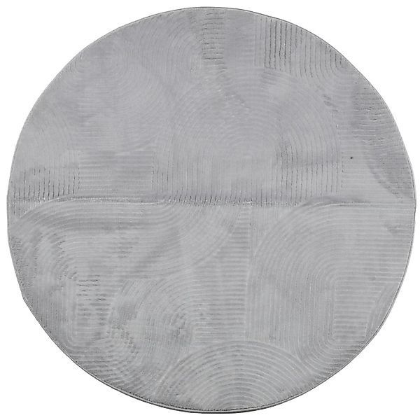 vidaXL Teppich Iza Kurzflor Skandinavischer Look Grau  120 Cm 1946253 günstig online kaufen