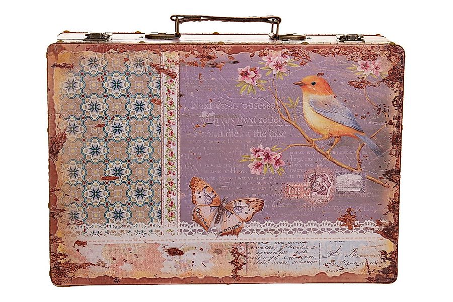 BIRENDY Dekoobjekt Truhe Kiste KD1290 Vogel günstig online kaufen