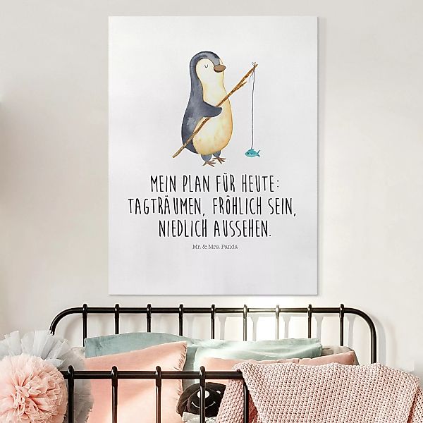 Leinwandbild Mr. & Mrs. Panda - Pinguin - Tagträumen günstig online kaufen