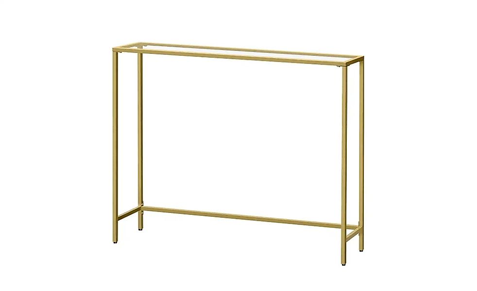 Konsolentisch  Baris ¦ gold ¦ Maße (cm): B: 20 H: 80 Tische > Konsolentisch günstig online kaufen