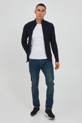 Indicode Strickjacke IDPaulomo Grobstrick Zip-Jacke günstig online kaufen