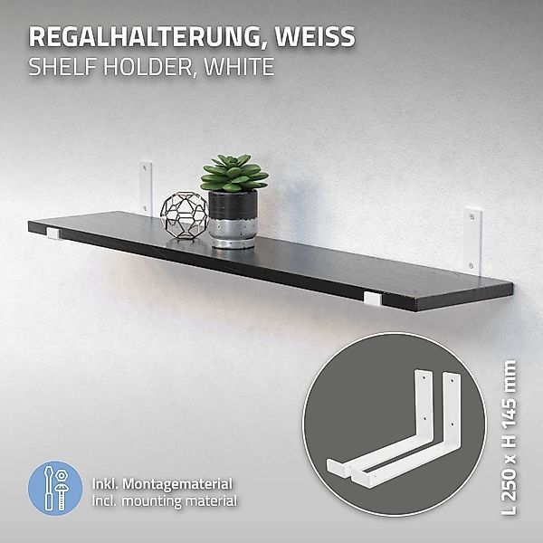 ML-DESIGN Wandregalhalter Regalhalterung L-Form aus Metall, günstig online kaufen