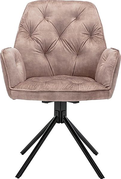 byLIVING Esszimmerstuhl »Sarina« (Set) 2 Stk. Samtstoff Velvet 2er-Set, hoc günstig online kaufen