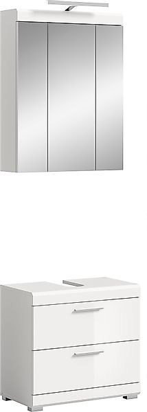 INOSIGN Badmöbel-Set "Siena, 2 teilig, inklusive LED Beleuchtung, bestehend günstig online kaufen