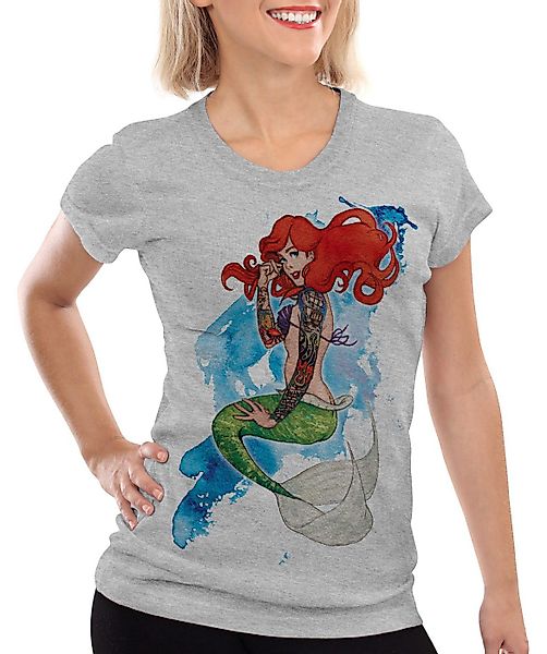 style3 T-Shirt Arielle Tattoo meerjungfrau tätowiert günstig online kaufen
