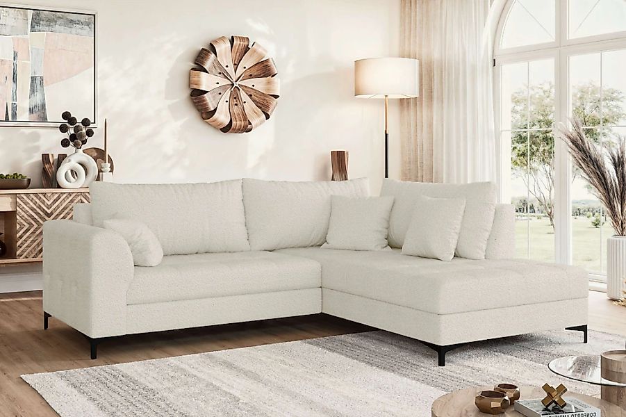 OTTO home Ecksofa "LEEVKE Design-Sofa mit Ottomane rechts/links bestellbar, günstig online kaufen