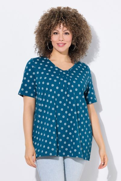 Ulla Popken T-Shirt T-Shirt Biesen A-Linie günstig online kaufen