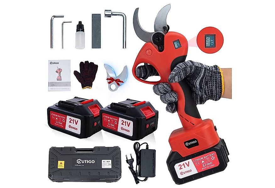 OUTIGO Akku-Astschere Professionelle Elektrische Gartenschere, 1000W-Bürste günstig online kaufen