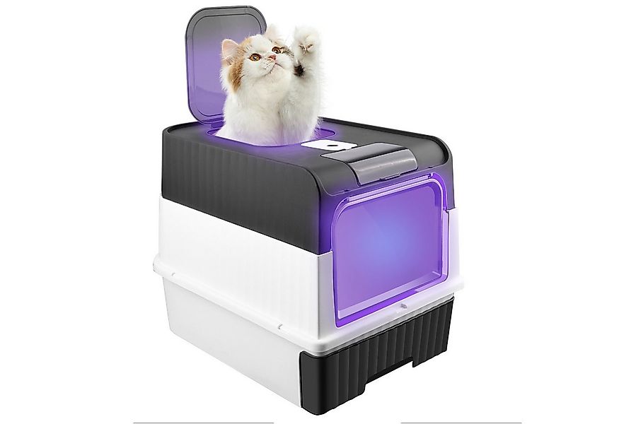 JEOBEST Katzentoilette Katzenklo, Katzentoilette mit UV-Sterilisation, Deod günstig online kaufen