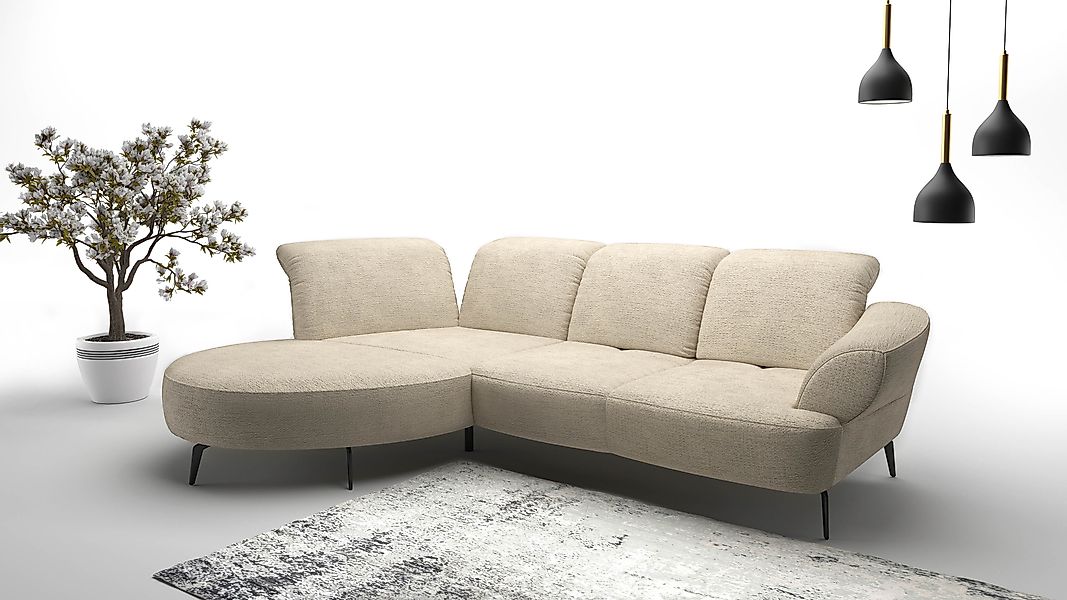 sit&more Ecksofa "Dance, L-Form, inkl. Sitztiefenverstellung", inkl. Click& günstig online kaufen
