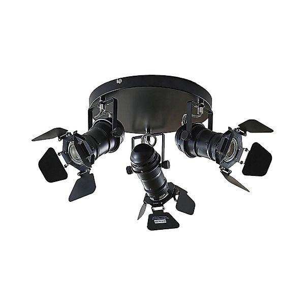 Lindby Deckenlampe Tilen 9624401 Vintage Industriell in Schwarz aus Metall günstig online kaufen