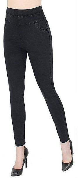 dy_mode Treggings Damen Treggings Jeans Optik Röhren Skinny Pants mit Gummi günstig online kaufen