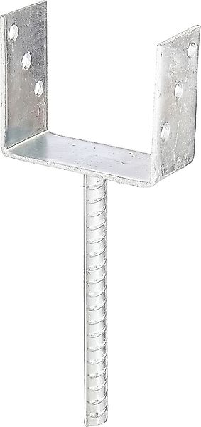 Alberts U-Pfostenträger Set, 4 Stk. tlg. feuerverzinkt, lichte Breite 121 m günstig online kaufen