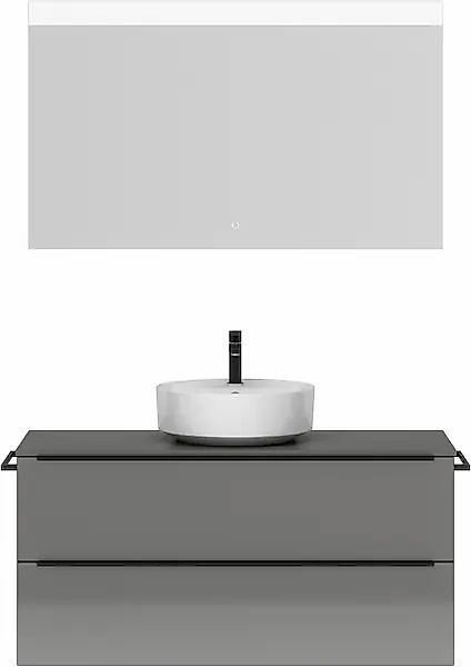 nobilia® Badmöbel-Set »Alvene« vormontiert, mit Soft-Close, 2 Stk. tlg. günstig online kaufen