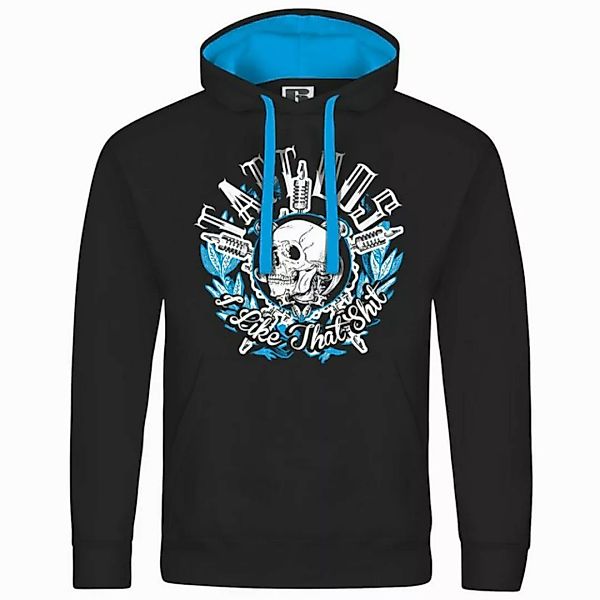 deinshirt Kapuzenpullover Herren Kapuzenpullover Tattoos i like that shit M günstig online kaufen