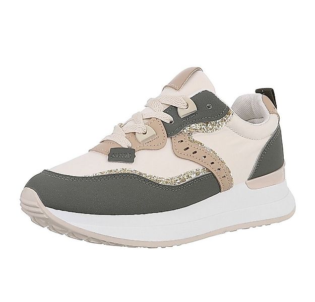 Ital-Design Damen Low-Top Freizeit Sneaker (88930197) Keilabsatz/Wedge Snea günstig online kaufen