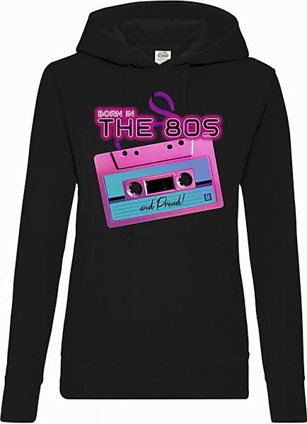 Youth Designz Kapuzenpullover 80s Damen Hoodie Pullover mit lustigem Frontp günstig online kaufen