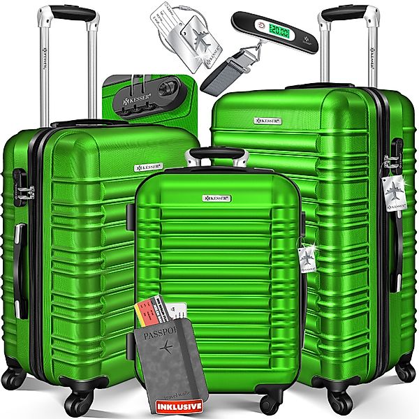 KESSER Kofferset, 4 Rollen, (3 tlg), günstig online kaufen