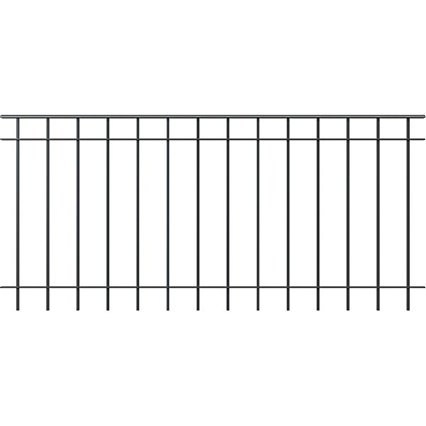Eleo Metallgeländer Padua 90 cm x 192 cm pulverbeschichtet Anthrazit günstig online kaufen