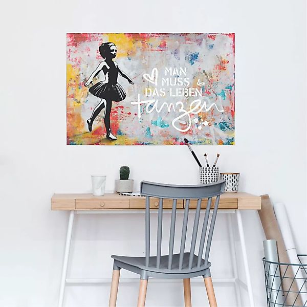Reinders Poster "Man muss das Leben tanzen", (1 St.) günstig online kaufen