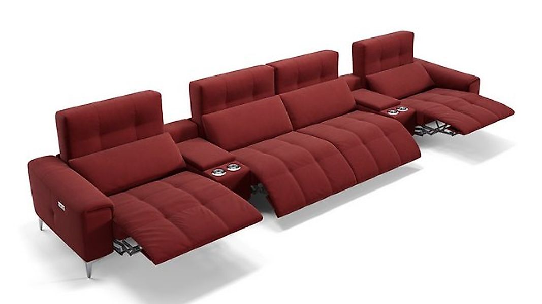 Sofanella 4-Sitzer Stoff SALENTO, Heimkinosofa, Kinocouch, Funktionssofa, K günstig online kaufen