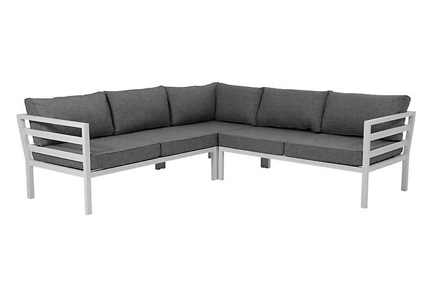 Brafab Gartensofa Weldon mit Kissen, Weiß günstig online kaufen