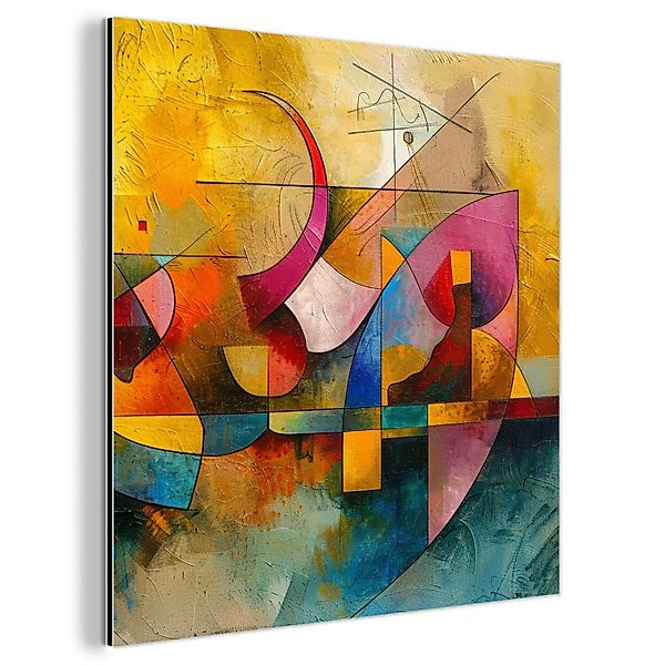 MuchoWow Metallbild Kunst - Abstrakt - günstig online kaufen
