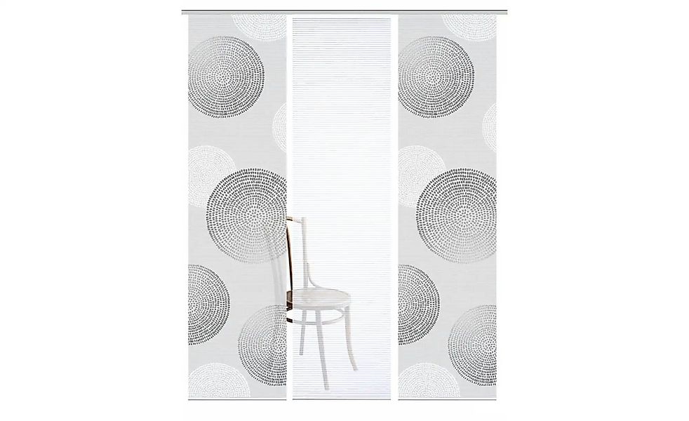 HOME in green Schiebegardine »GINNO« Paneelwagen 3 Stk. tlg. SET DIGITALDRU günstig online kaufen