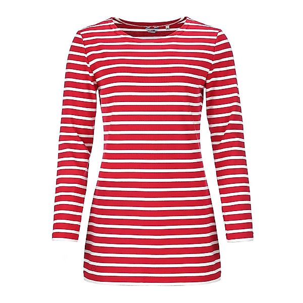 modAS Langarmshirt Damen Long-Shirt Streifen Maritim günstig online kaufen