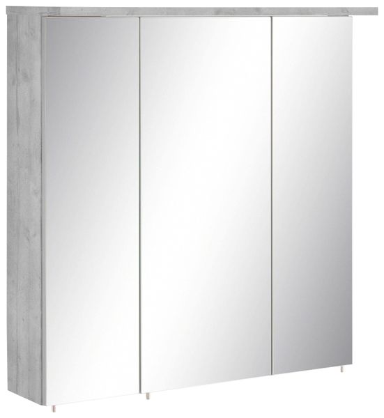 Schildmeyer Spiegelschrank "Profil" Breite 70 cm, 3-türig, LED-Beleuchtung, günstig online kaufen
