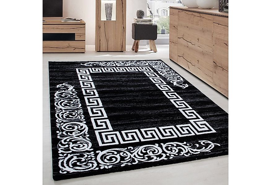 Carpettex Designteppich Mäander-Design, Läufer, Höhe: 12 mm, Modern Kurzflo günstig online kaufen