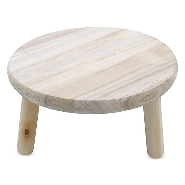 Spetebo Blumenhocker Holz Blumenhocker natur mit günstig online kaufen