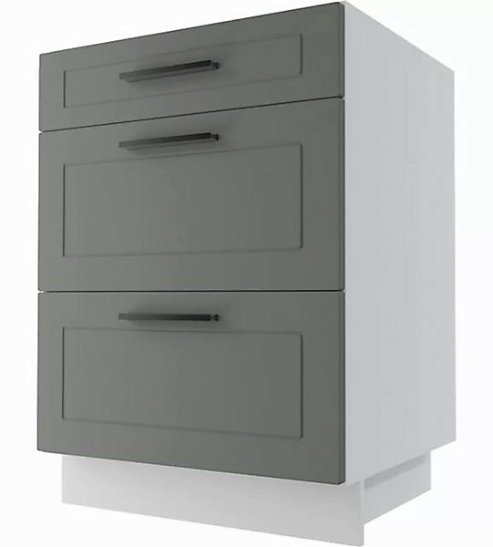 Feldmann-Wohnen Unterschrank Kvantum (Kvantum, 1-St) 60cm Front- & Korpusfa günstig online kaufen