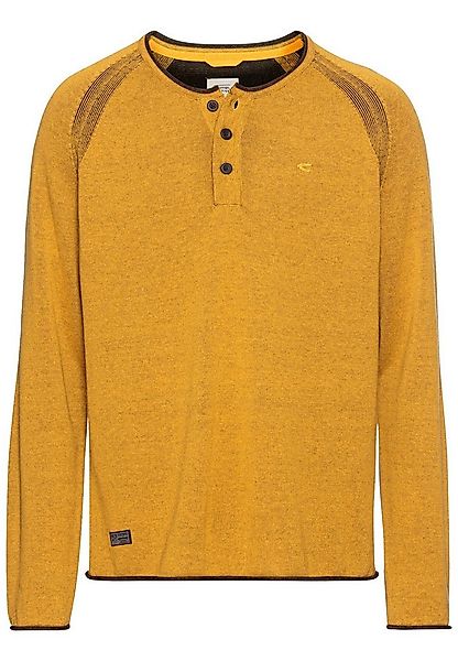 camel active Henleyshirt Henleyshirt aus zertifiziertem Organic Cotton günstig online kaufen