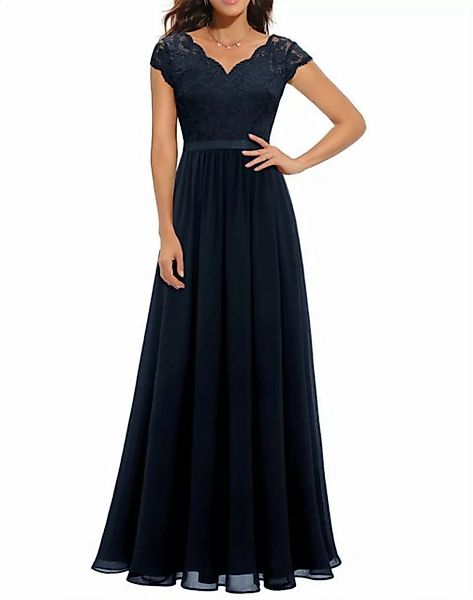 AFAZ New Trading UG Abendkleid Taillenbetontes langes Kleid aus Chiffon mit günstig online kaufen