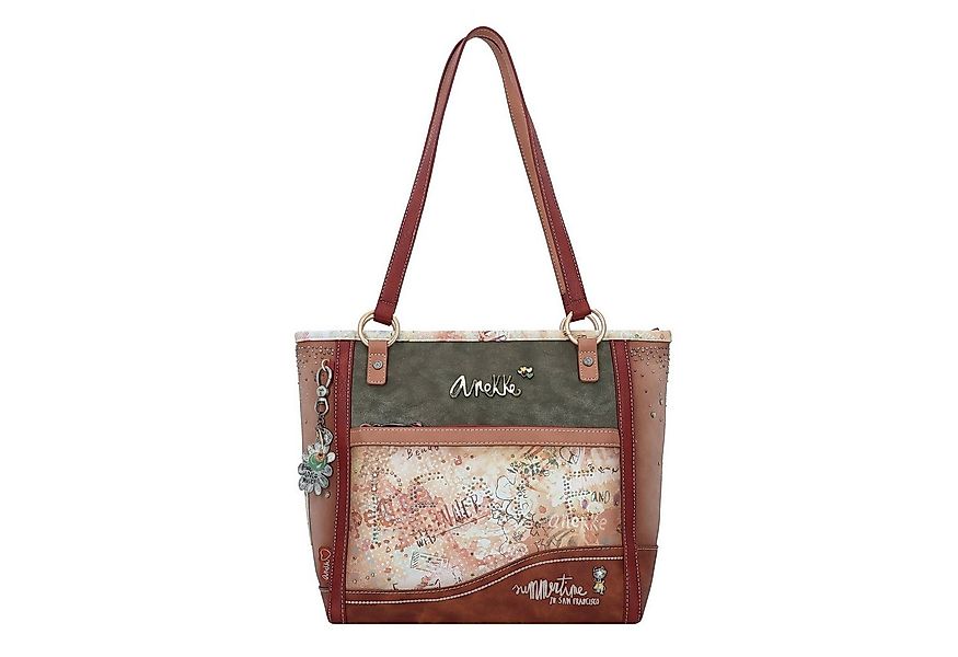 Anekke Schultertasche Flower, Polyurethan günstig online kaufen