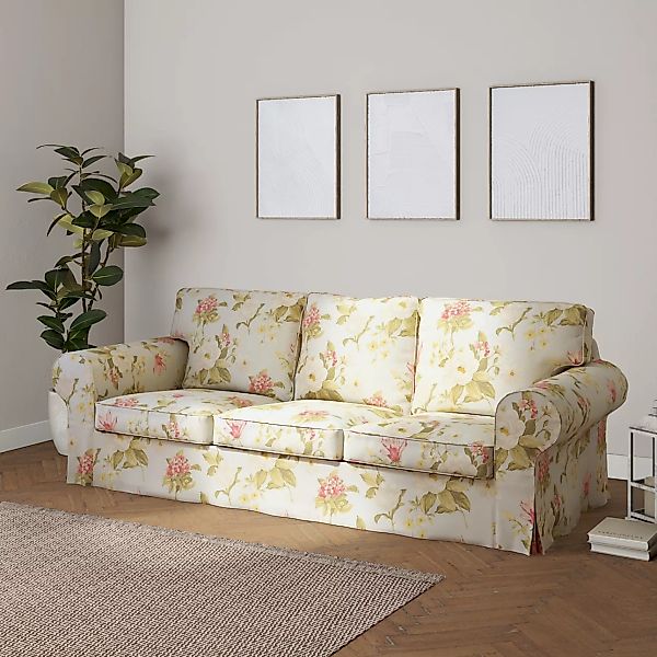 Bezug für Ektorp 3-Sitzer Schlafsofa, ALTES Modell, blau-grün, Sofahusse Ek günstig online kaufen
