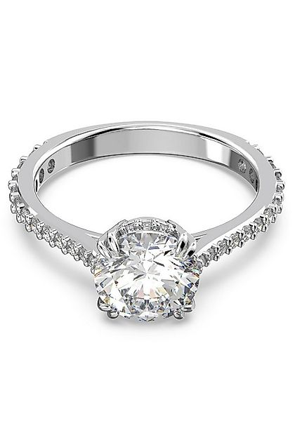 Swarovski Fingerring Stilla Round Cocktail, mit Swarovski® Kristall günstig online kaufen