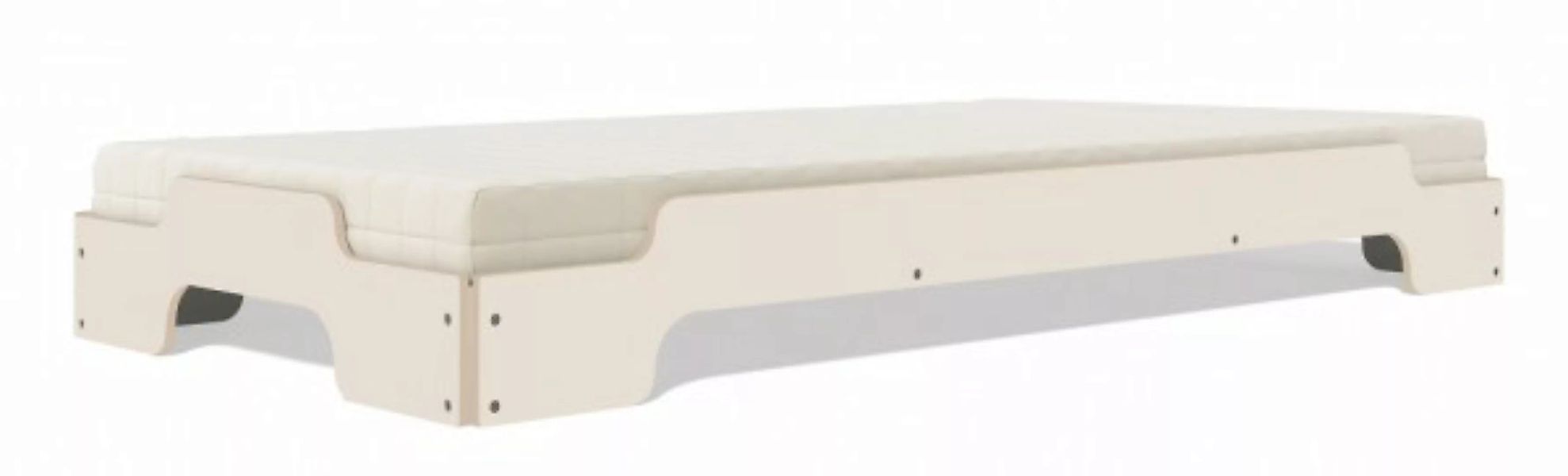 Stapelliege KLASSIK - Farbig offwhite RAL 070 90 05 90 x 190 cm günstig online kaufen