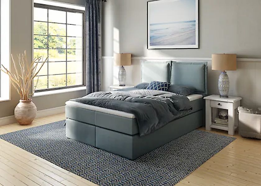 Home affaire Boxspringbett "Lysann", 5fach verstellbares Kopfteil, in 4 Bre günstig online kaufen