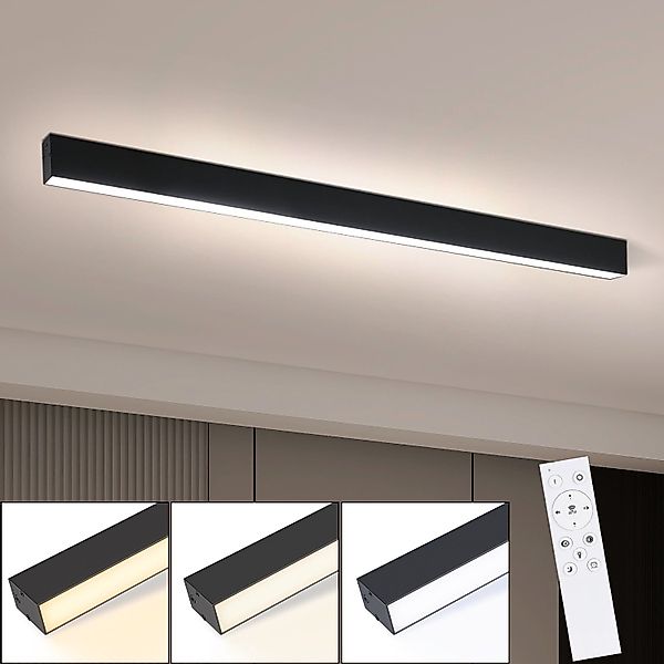 Nettlife Deckenleuchten Schwarz Dimmbar Modern 107/53/80CM günstig online kaufen