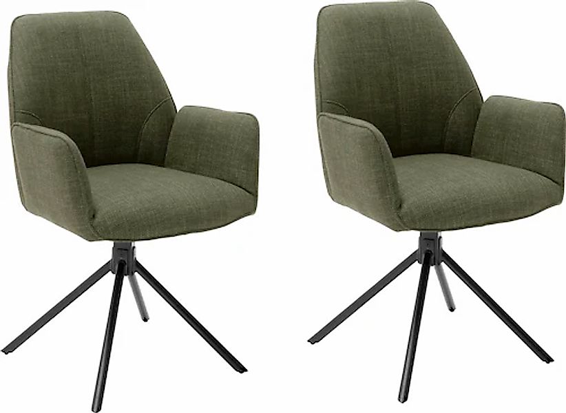 MCA furniture 4-Fußstuhl »Pemba«, (Set), 2 St., 2er-Set, 180°drehabr mit Ni günstig online kaufen