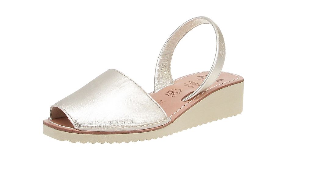 Ria Menorca 22950 Plataforma Berlin-MetalgrainPearl-39 Sandale günstig online kaufen