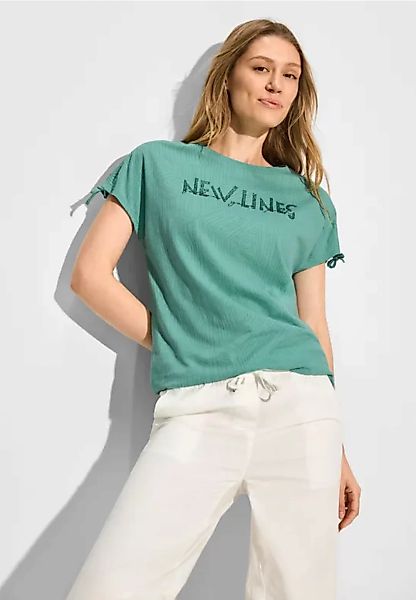 T-Shirt mit Burn-Out Muster günstig online kaufen