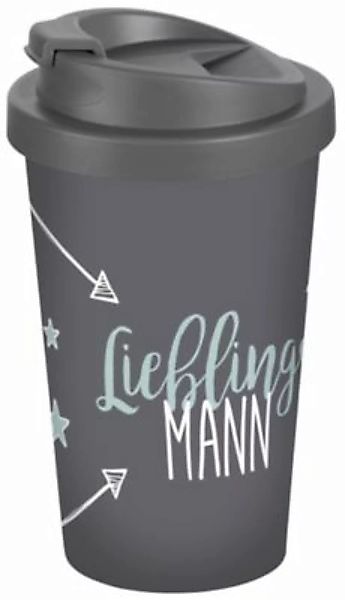 Geda Labels Coffee to go Becher Lieblingsmann 400ml Kaffeebecher bunt günstig online kaufen