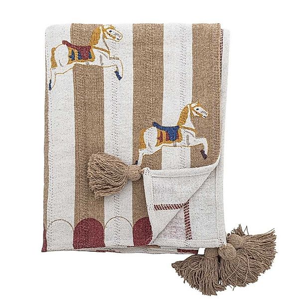 Wolldecke Bloomingville Decke MERRY GO ROUND günstig online kaufen