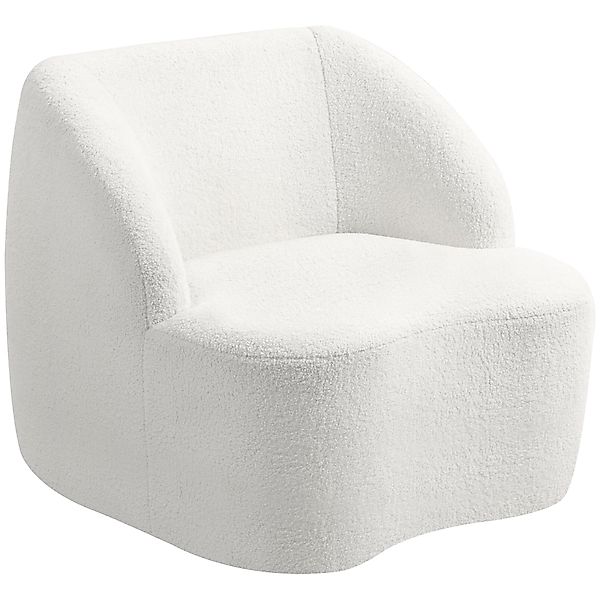 HOMCOM Sessel Loungesessel mit geschwungenem Design, Polstersessel mit Arml günstig online kaufen