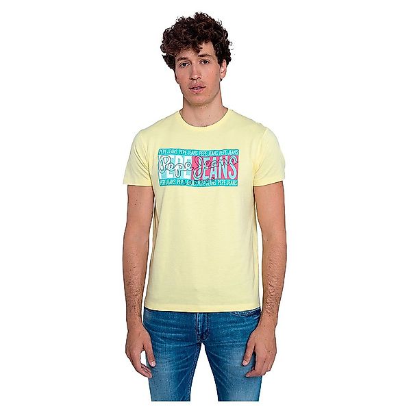 Pepe Jeans Mark Kurzärmeliges T-shirt M Sorbet Lemon günstig online kaufen